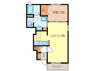 アルカンシエル大園の物件間取画像